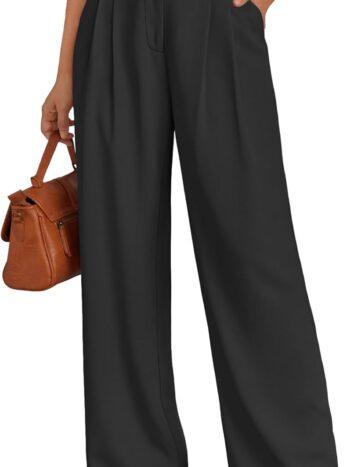 Womens Wide Leg Dress Pants Business Casual Work Outfits