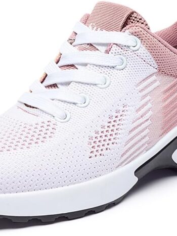 ne Women Sneakers Air Cushion Running Shoes Lightweight Tennis Walking Shoes Mesh Breathable Gym Work Fashion Sneakers Athletic Comfortable Casual