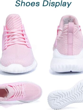 Women Walking Shoes - Slip On Tennis Running Shoes Memory Foam Lightweight Work Sneakers for Indoor Outdoor Gym