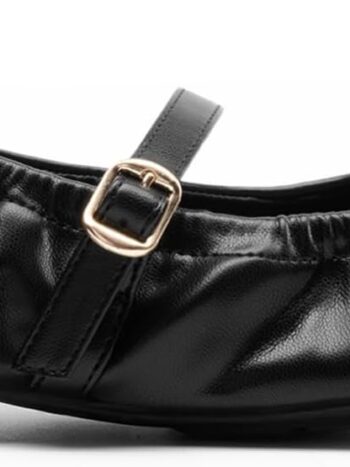 Women's Ballet Flats Foldable Square Toe Mary Jane Flats Comfortable Slip On Dress Shoes Business Casual Work Mary Jane Shoes