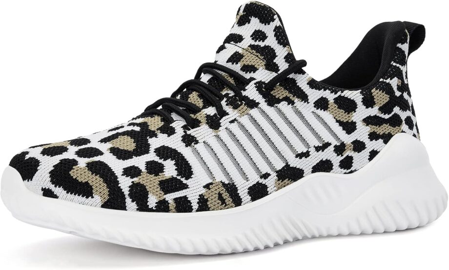 Women Walking Shoes - Slip On Tennis Running Shoes Memory Foam Lightweight Work Sneakers for Indoor Outdoor Gym