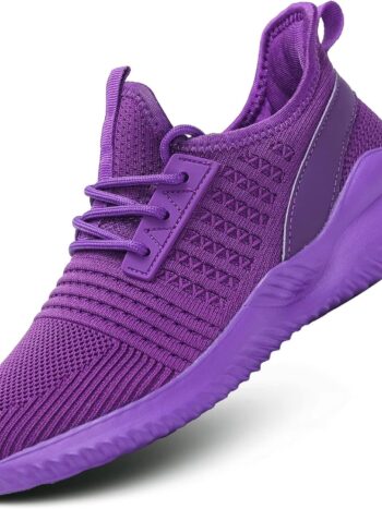 Women Walking Shoes Lightweight Breathable Running Shoes Non Slip Athletic Fashion Sneakers Mesh Workout Casual Sports